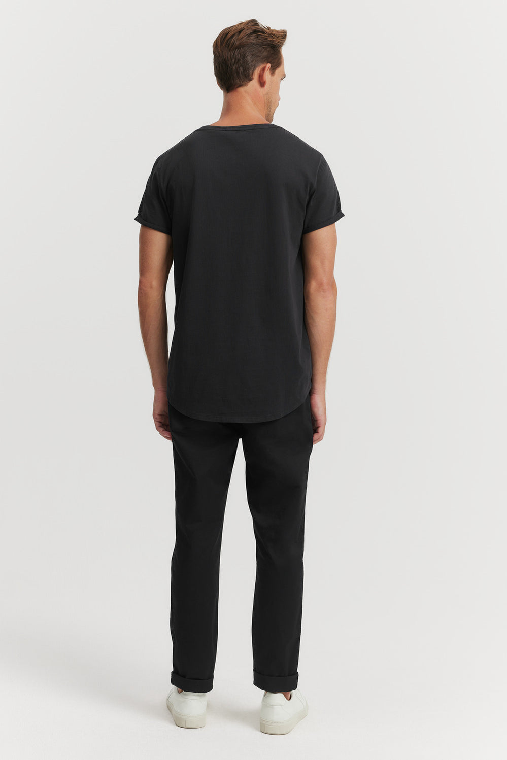 Australian Cotton Longline Garment Dye T-Shirt
