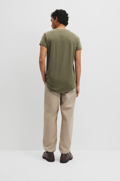 Australian Cotton Longline Garment Dye T-Shirt