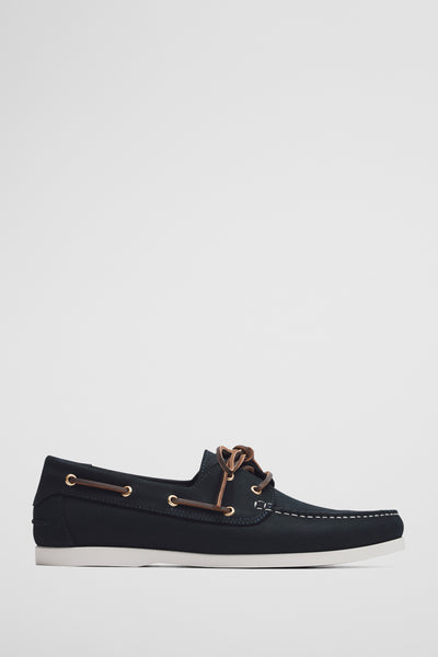 Flynn Nubuck Leather Boat Shoe