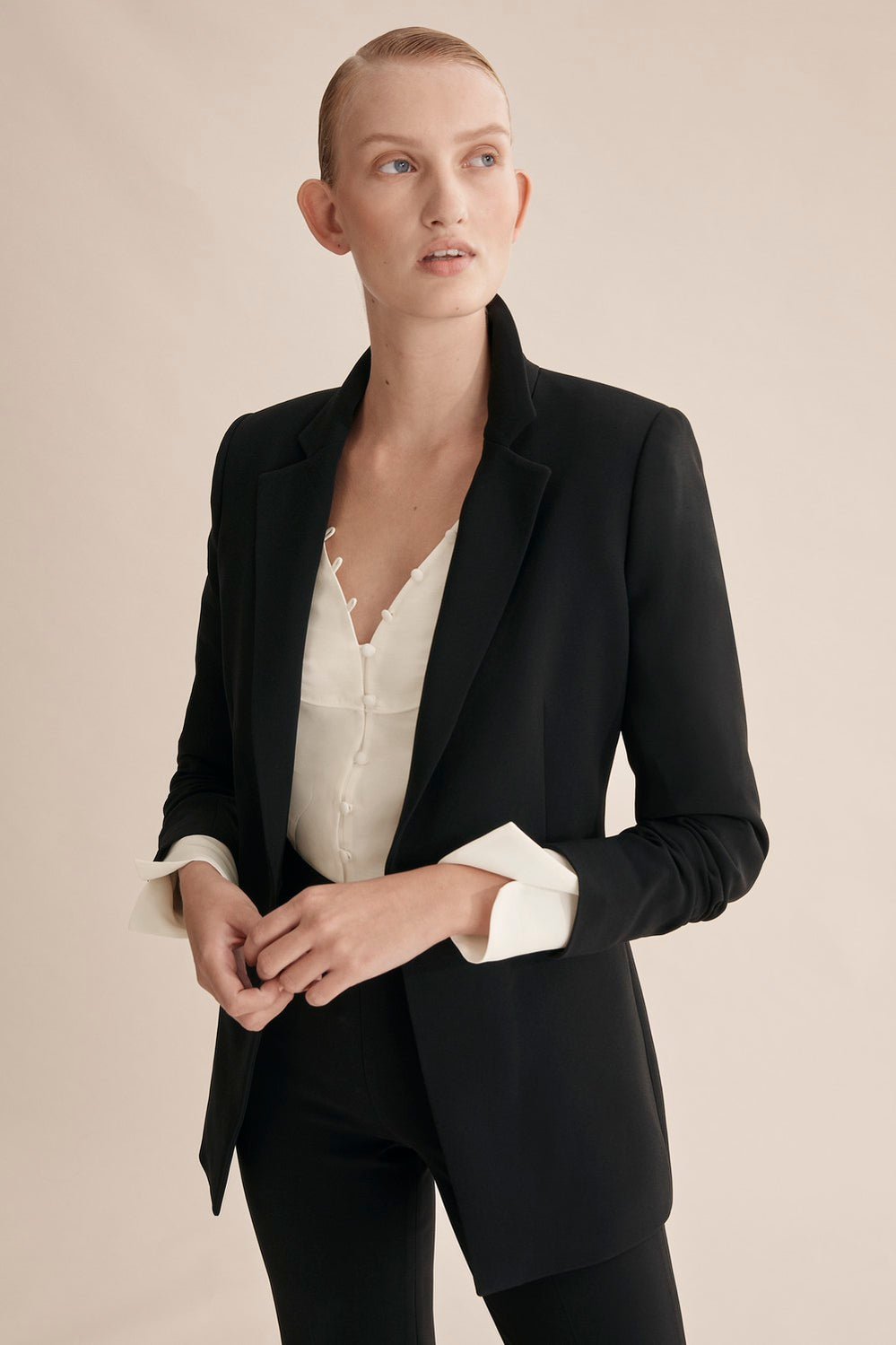 Longline Single Breasted Jacket