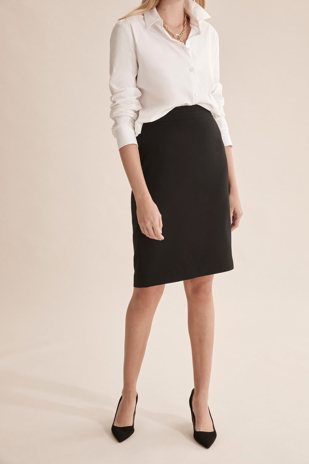Darted Pencil Skirt