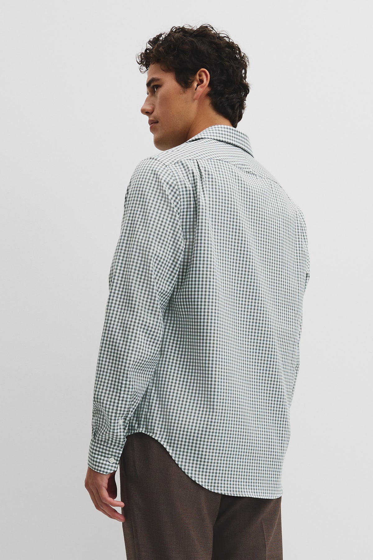 Regular Fit Gingham Travel Shirt