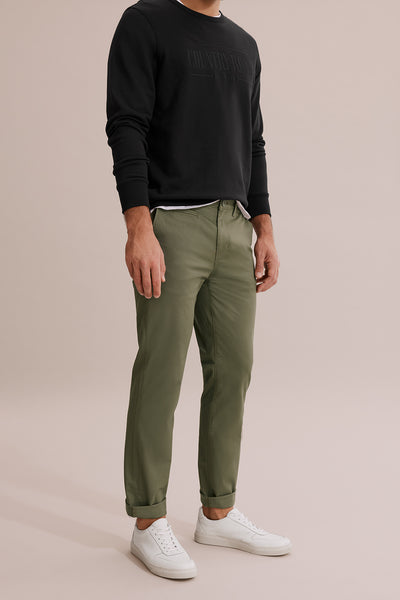 Australian Cotton Tapered Fit Stretch Chino