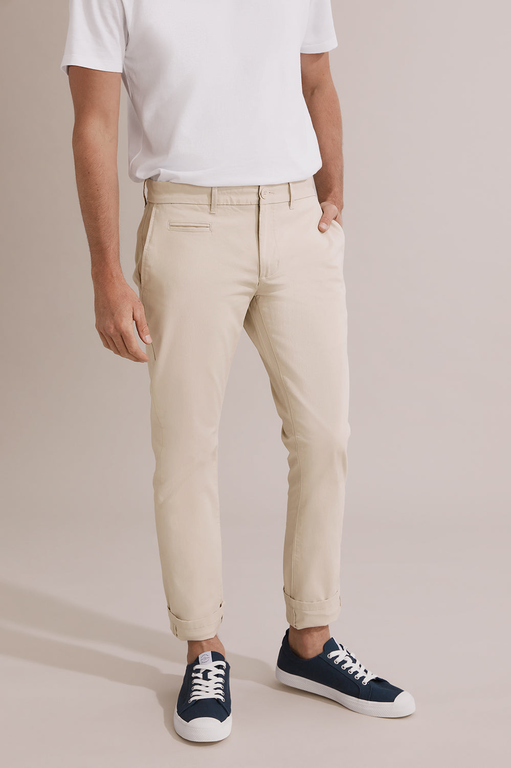 Australian Cotton Slim Fit Stretch Chino
