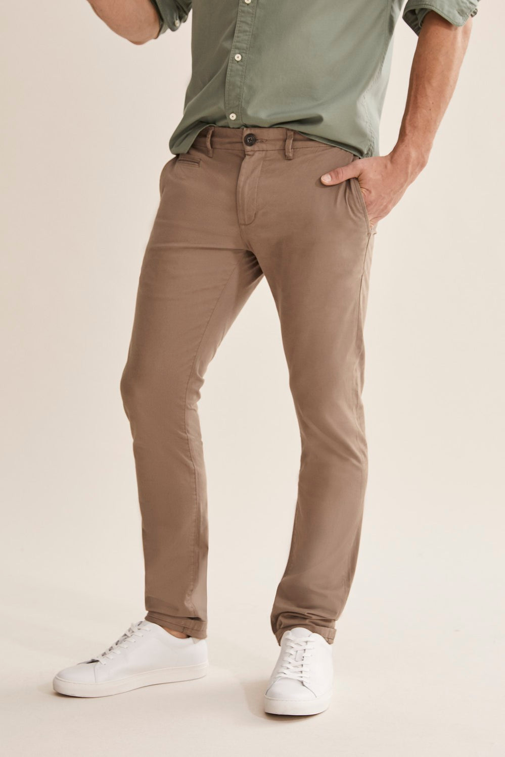 Australian Cotton Slim Fit Stretch Chino