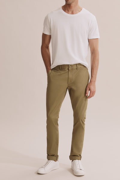 Australian Cotton Slim Fit Stretch Chino