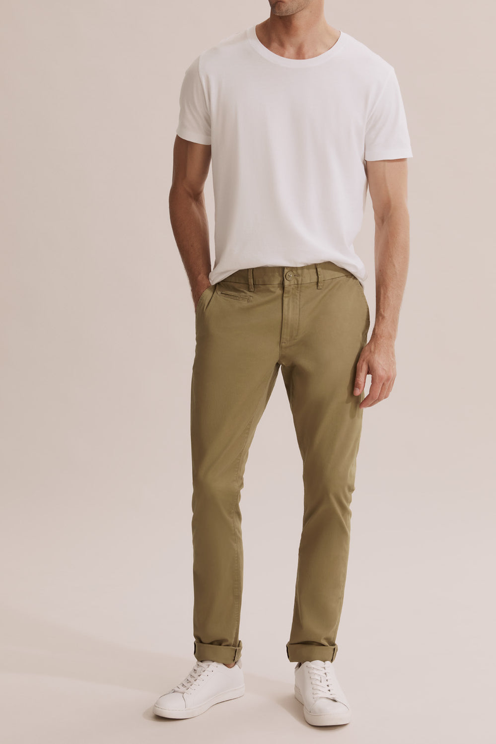 Australian Cotton Slim Fit Stretch Chino