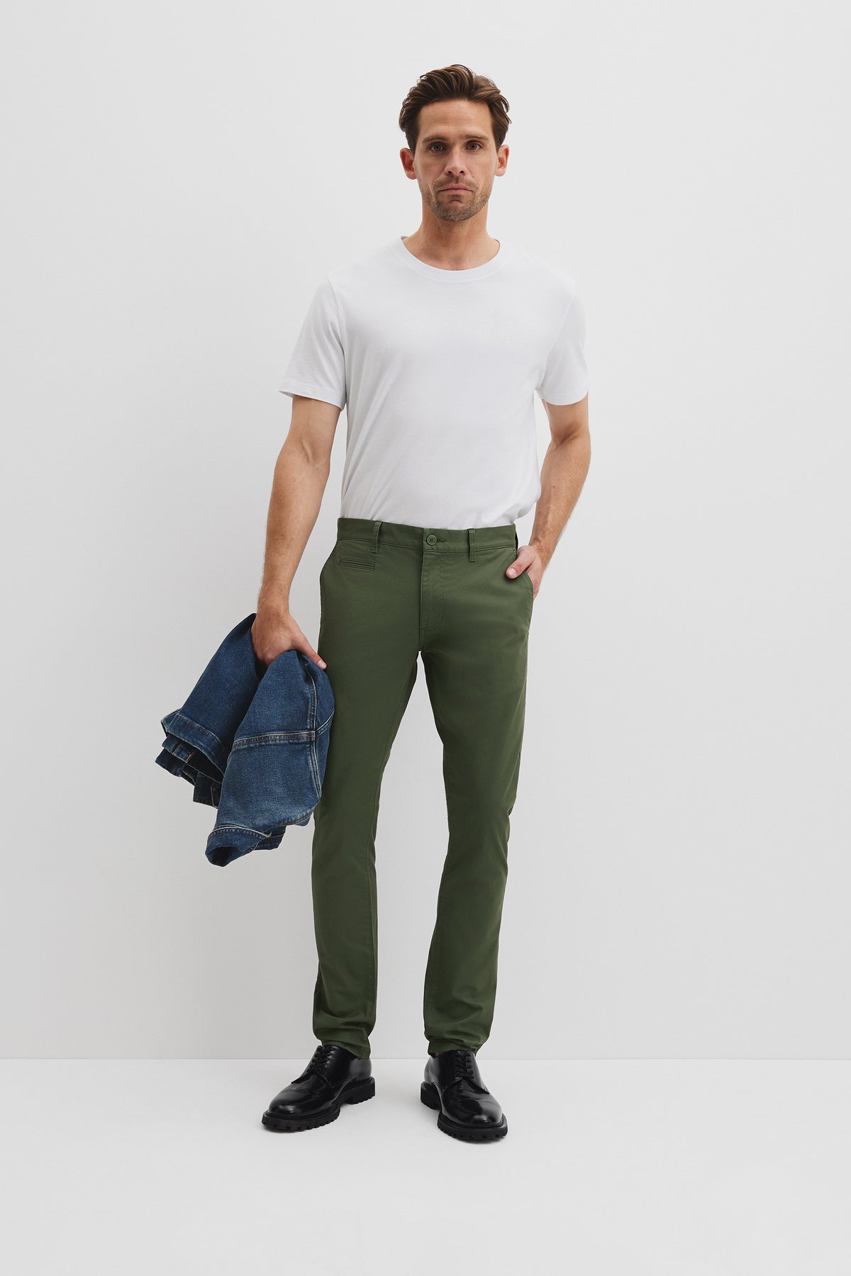 Australian Cotton Slim Fit Stretch Chino