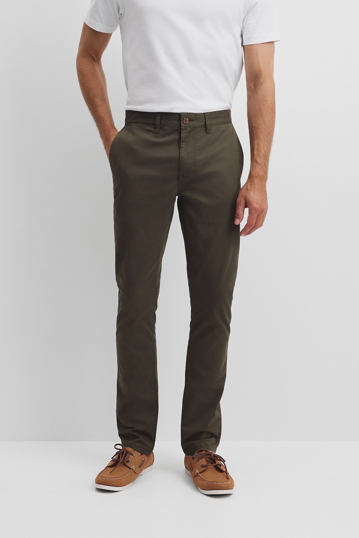 Australian Cotton Slim Fit Stretch Chino