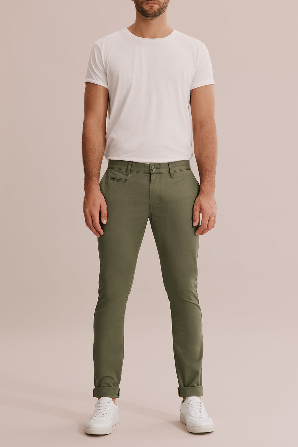 Australian Cotton Slim Fit Stretch Chino