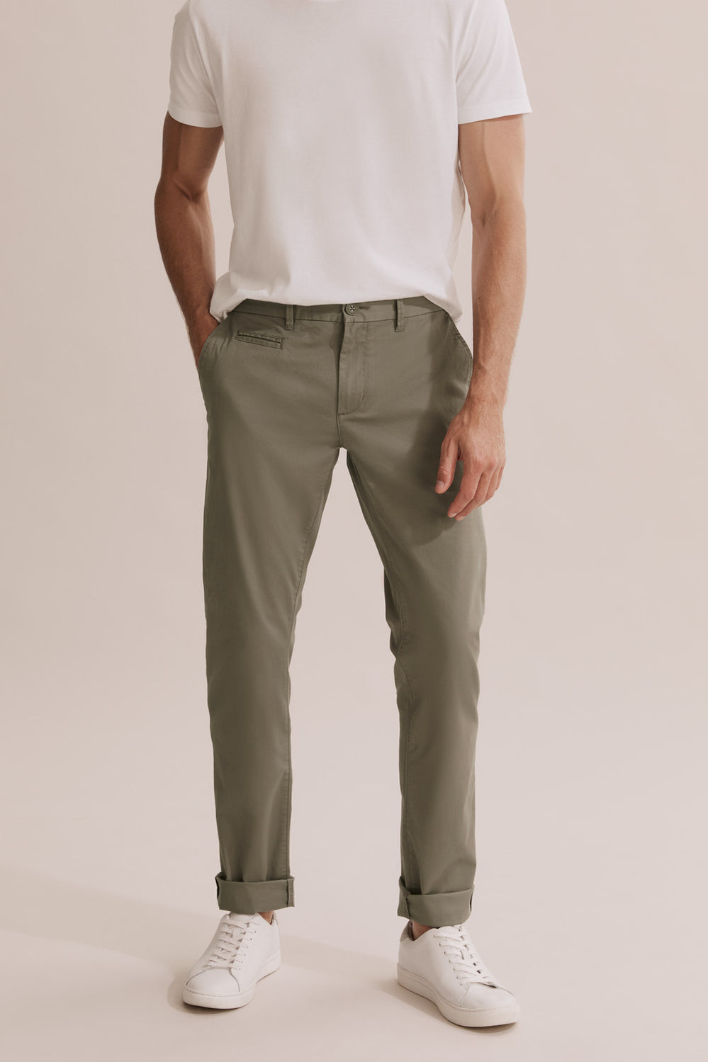 Australian Cotton Slim Fit Stretch Chino