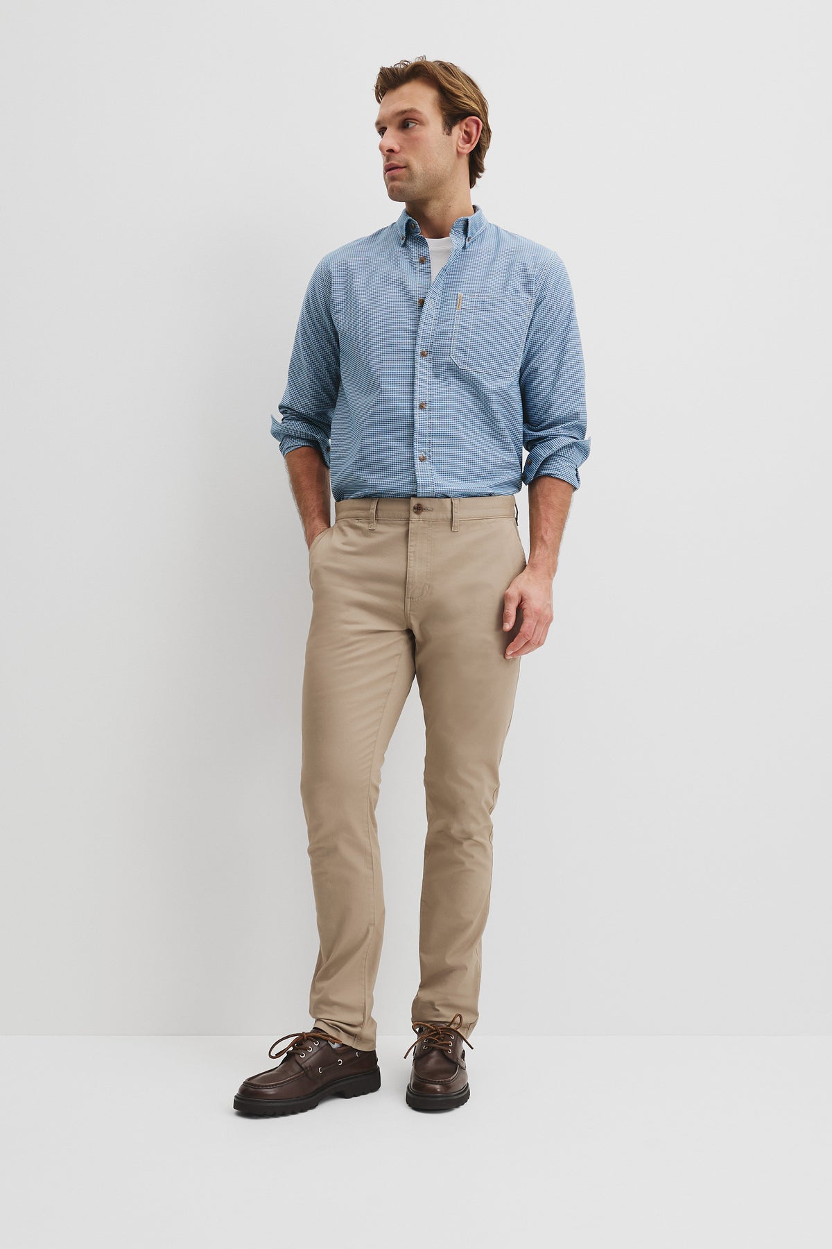 Australian Cotton Slim Fit Stretch Chino