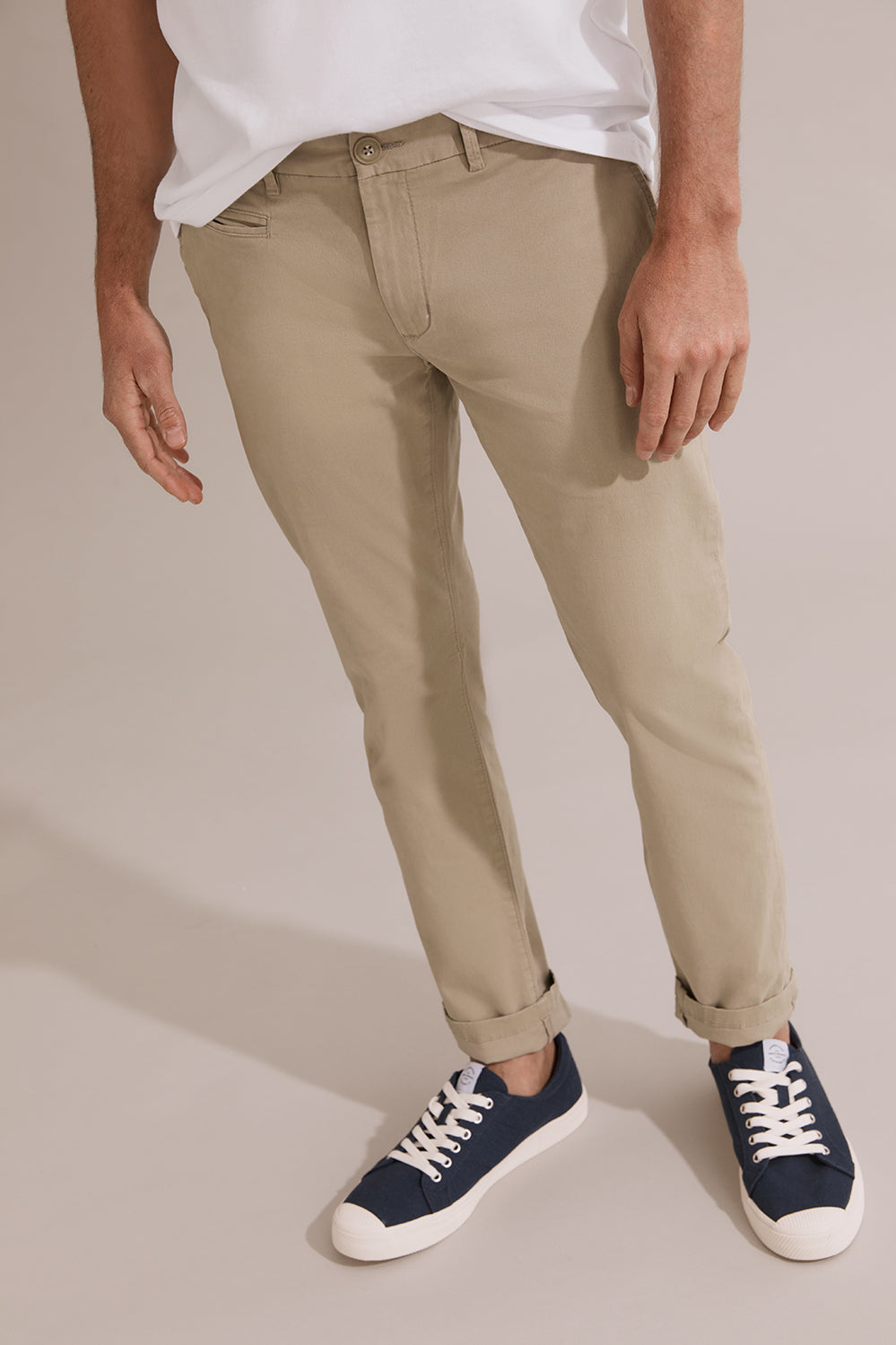 Australian Cotton Slim Fit Stretch Chino
