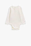 Unisex Long Sleeve Cotton Rib Bodysuit