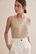 Flocked Logo Tank