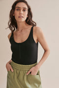 Rib Henley Tank