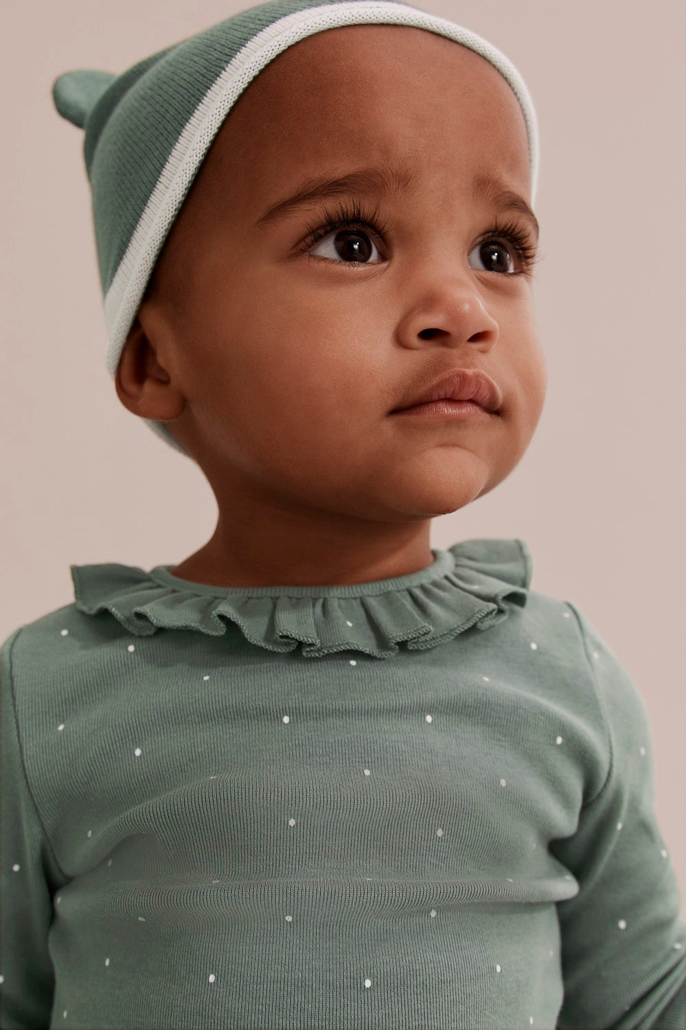 Pin Dot Frill T-Shirt
