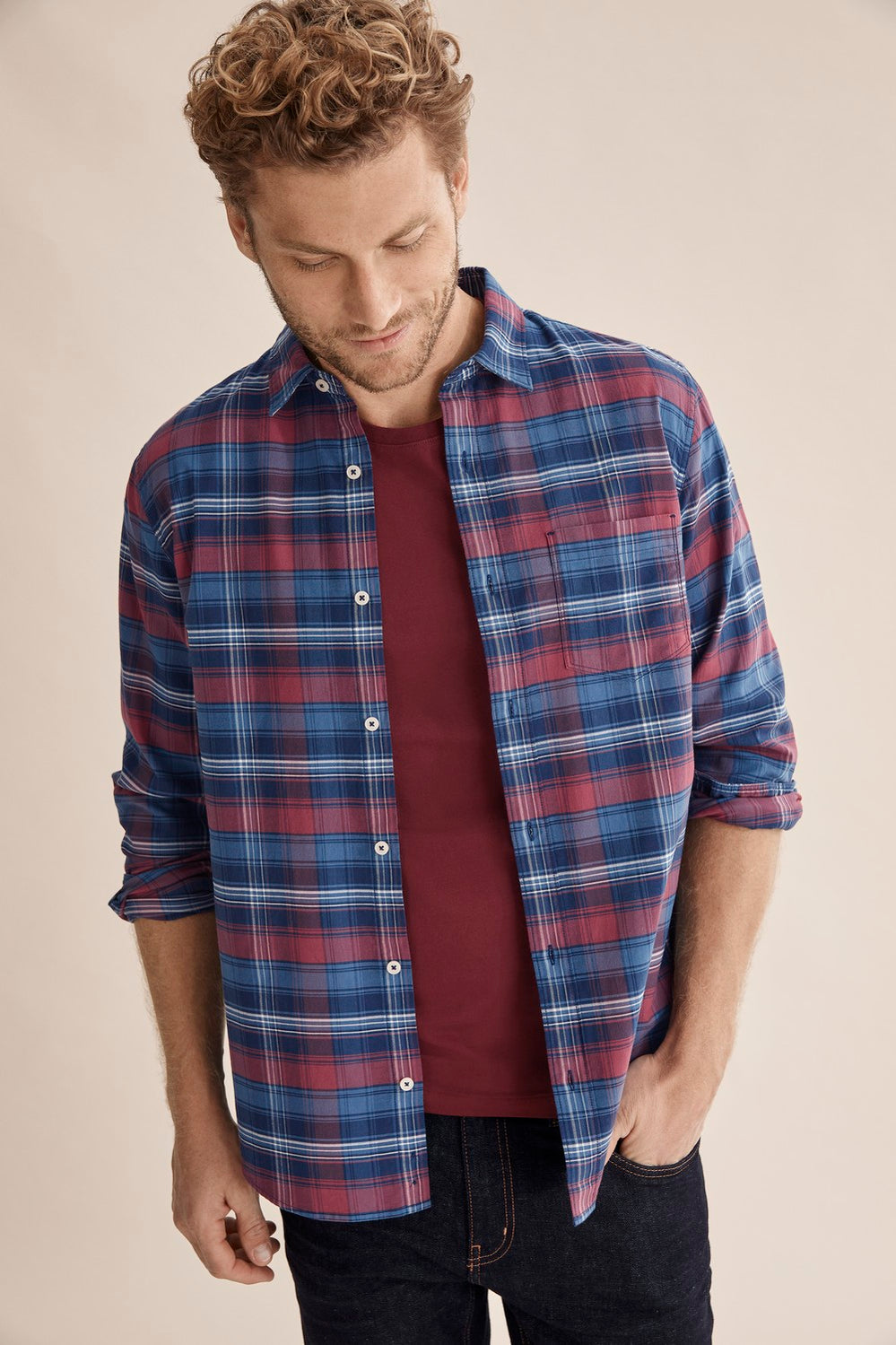 Regular Twill Check Shirt