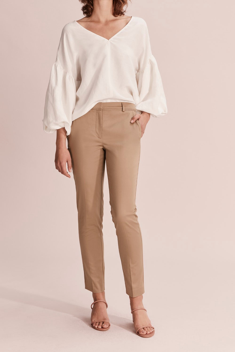 Cotton Sateen Pant