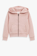 Cotton Quilted Hooded Sweat