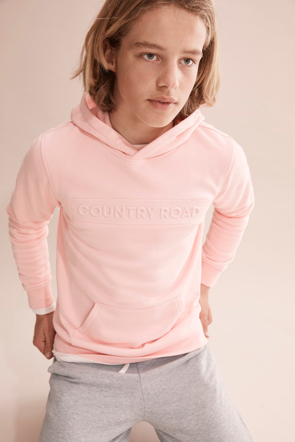 Teen Cr Logo Hooded Sweat