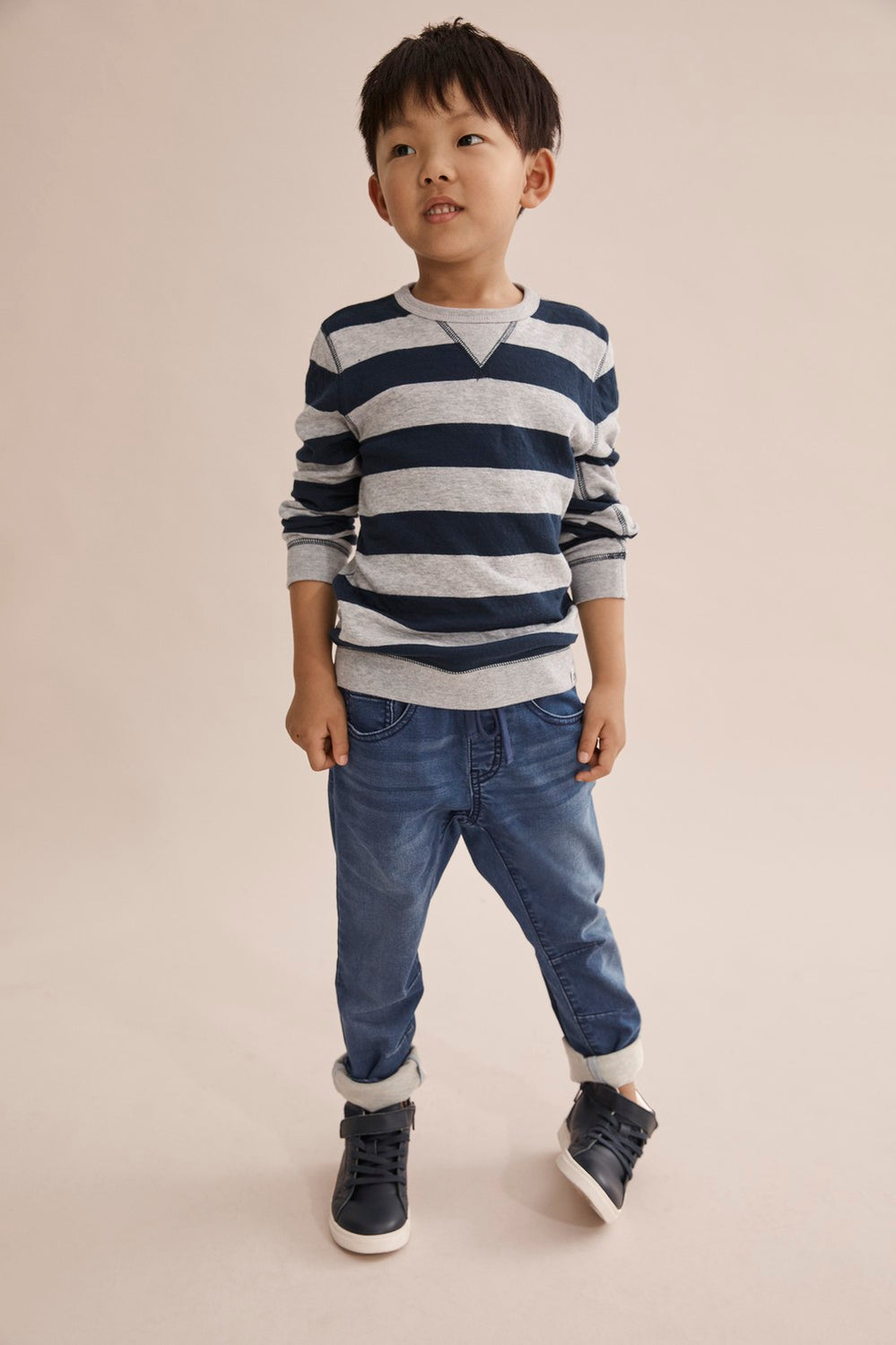 Double Faced Stripe T-Shirt