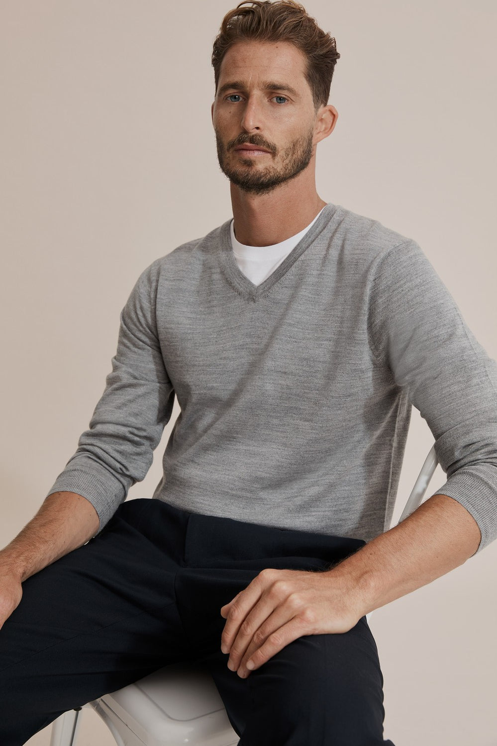 Merino V-Neck Knit