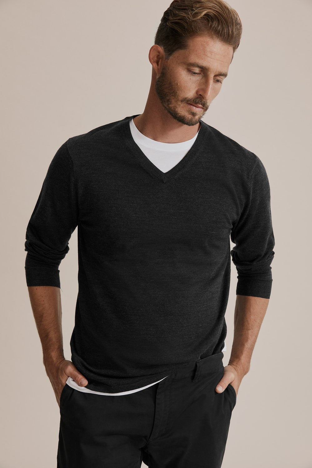 Merino V-Neck Knit