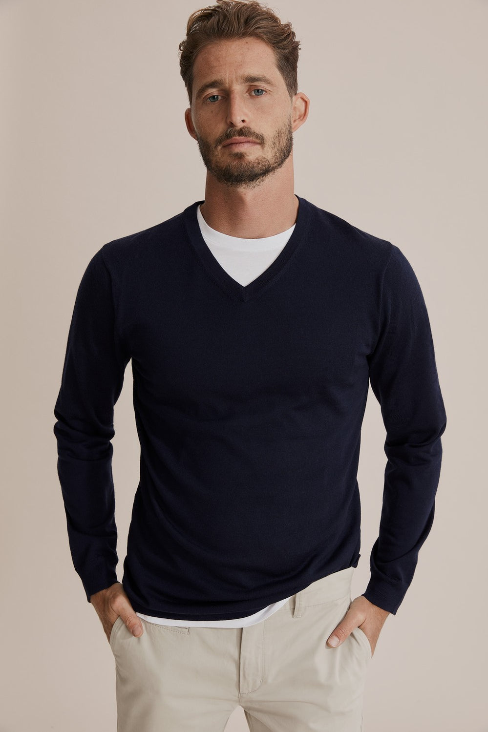 Merino V-Neck Knit