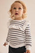 Stripe Frill Knit