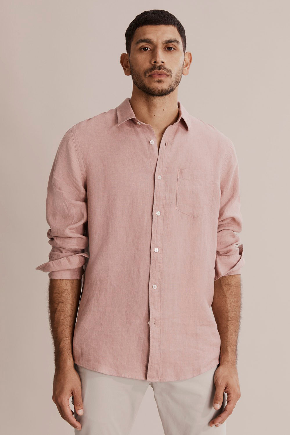 Regular Fit Linen Shirt