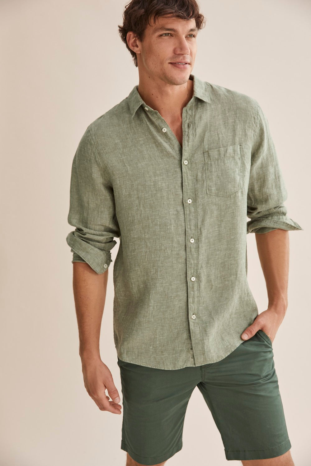 Regular Fit Linen Shirt