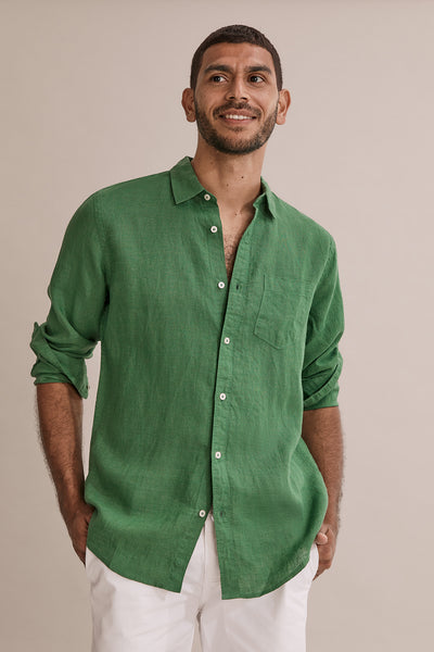 Regular Fit Linen Shirt