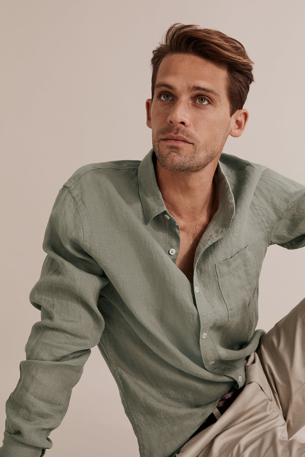 Regular Fit Linen Shirt