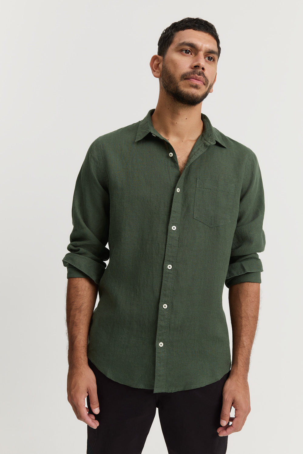 Regular Fit Linen Shirt