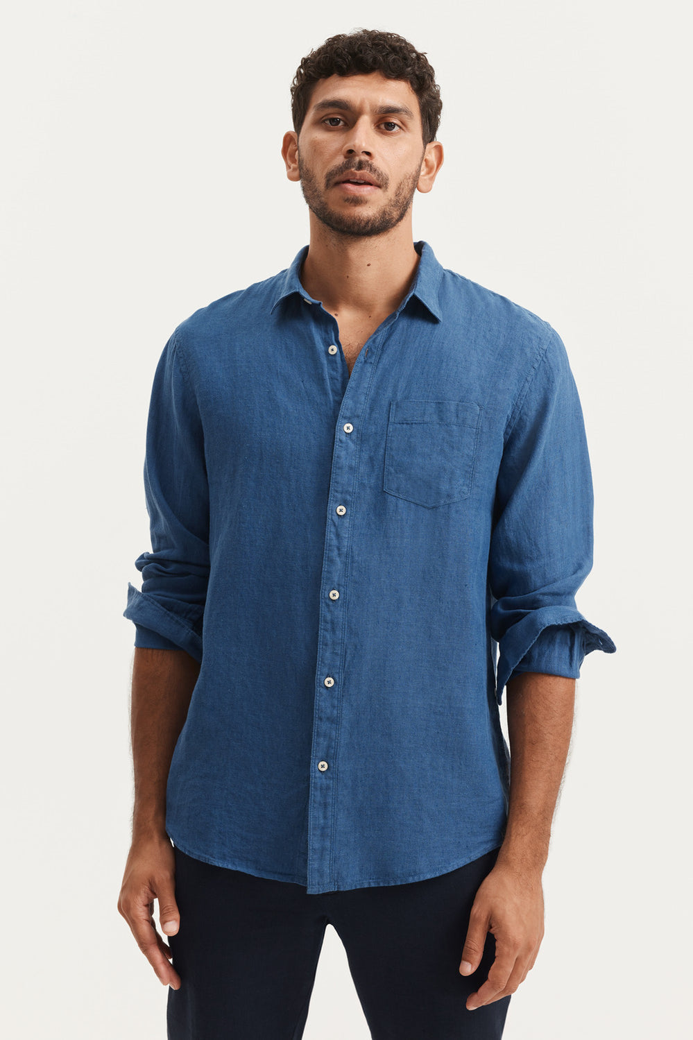 Regular Fit Linen Shirt