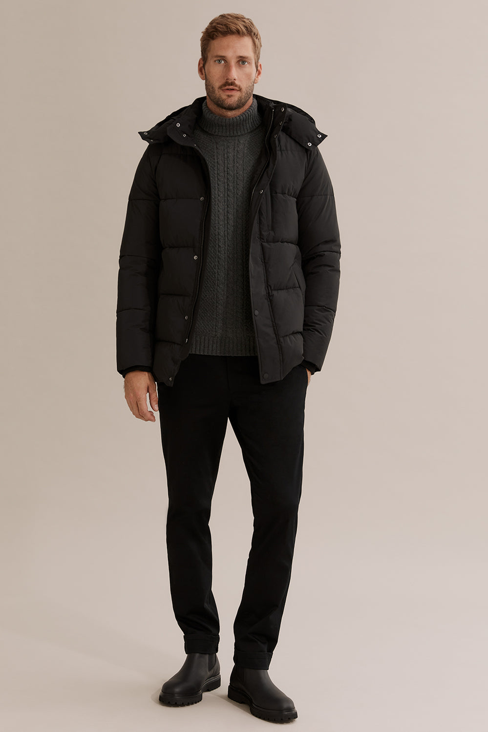 Polyester Quilted Parka