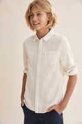 Teen Double Faced White Shirt