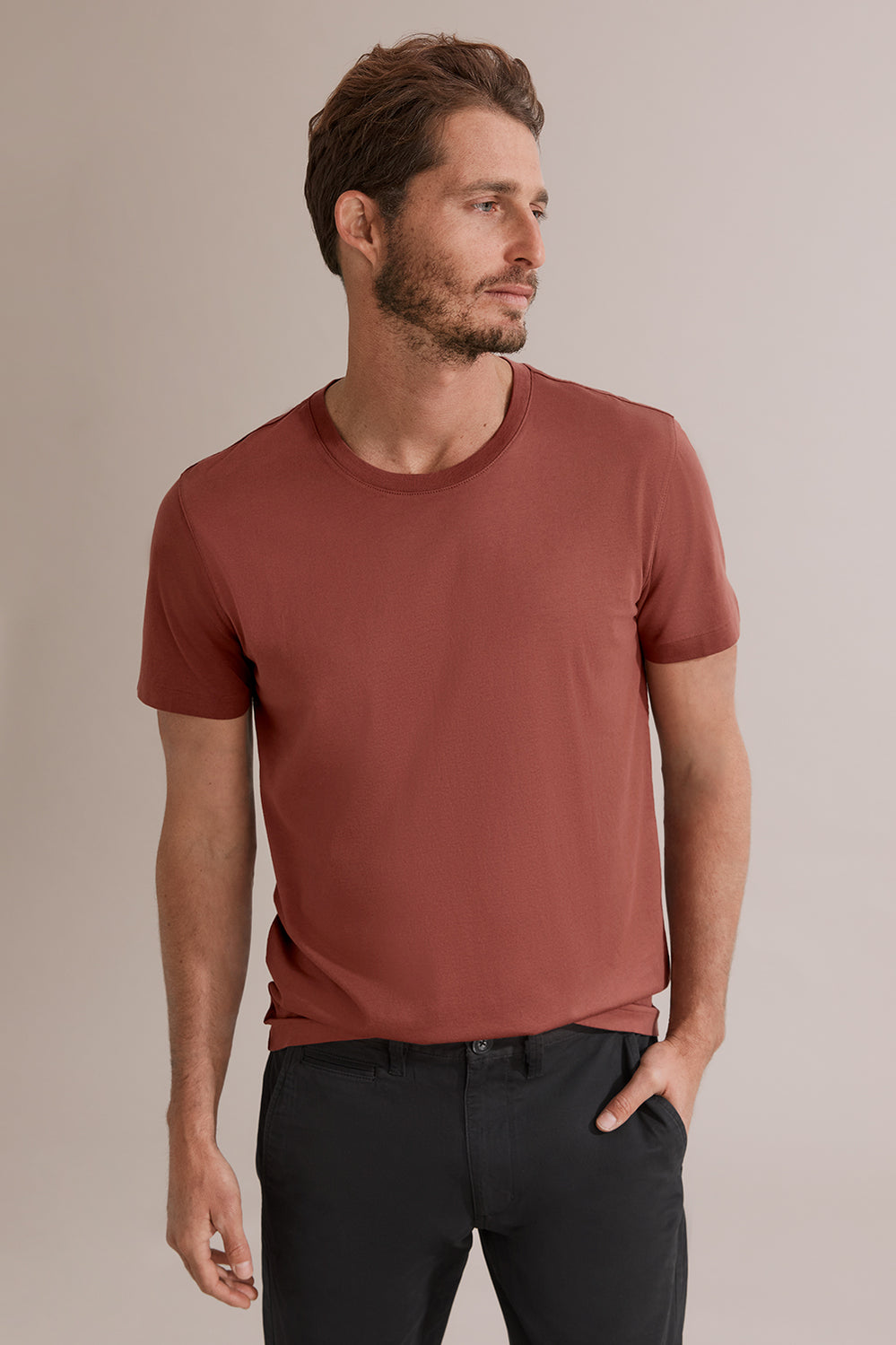 Pima Cotton Crew T-Shirt
