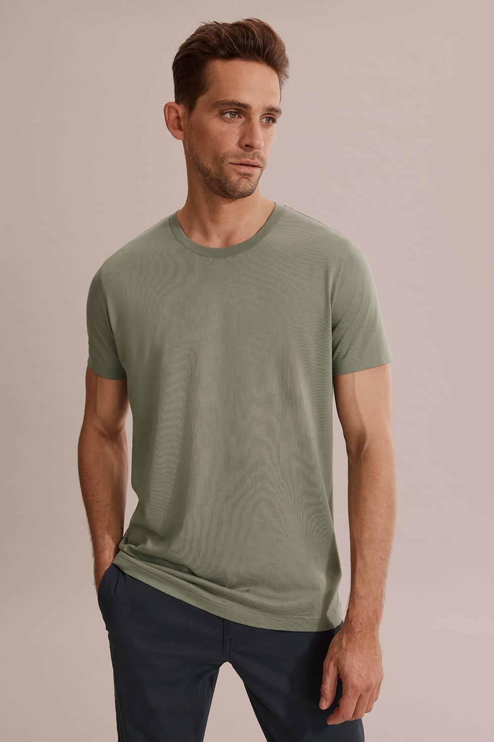 Pima Cotton Crew T-Shirt