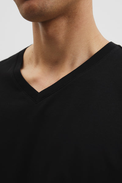 Pima Cotton V-Neck T-Shirt