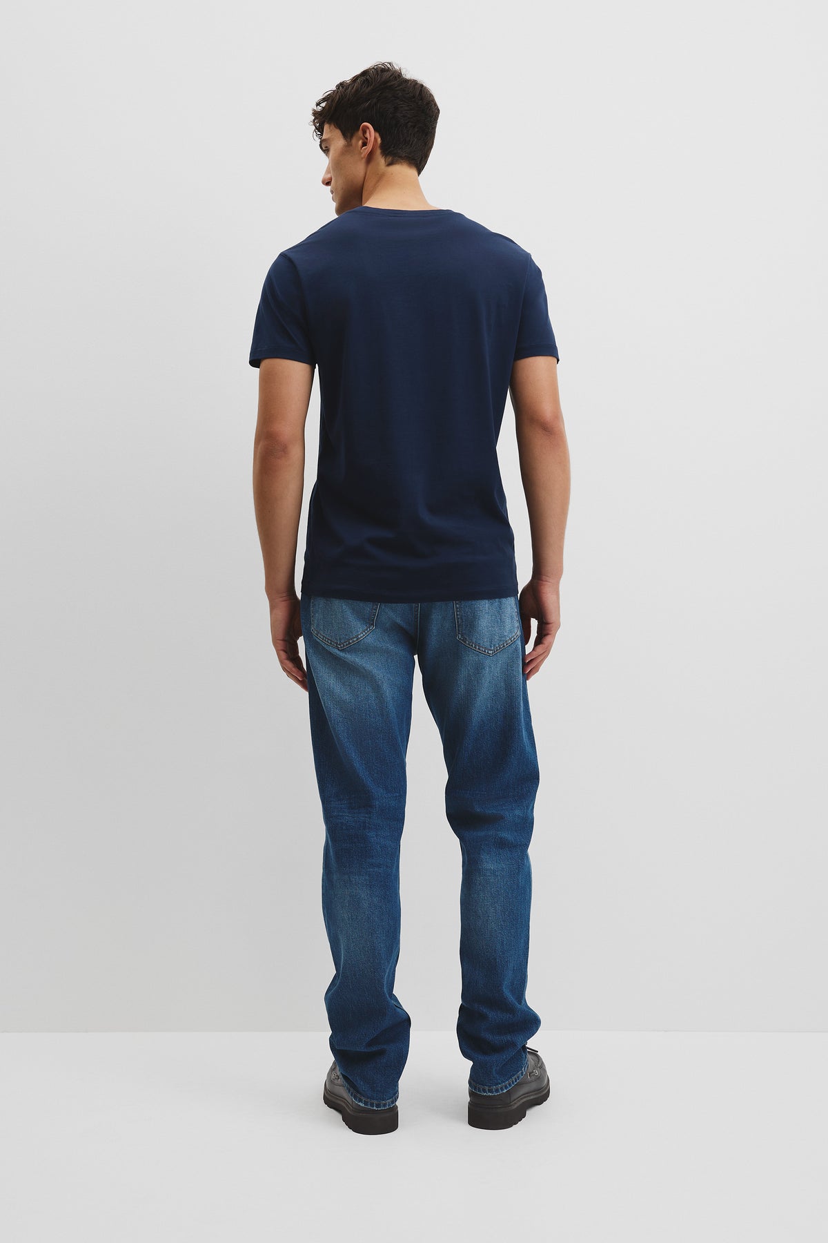 Pima Cotton V-Neck T-Shirt