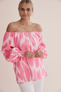 Print Linen Top