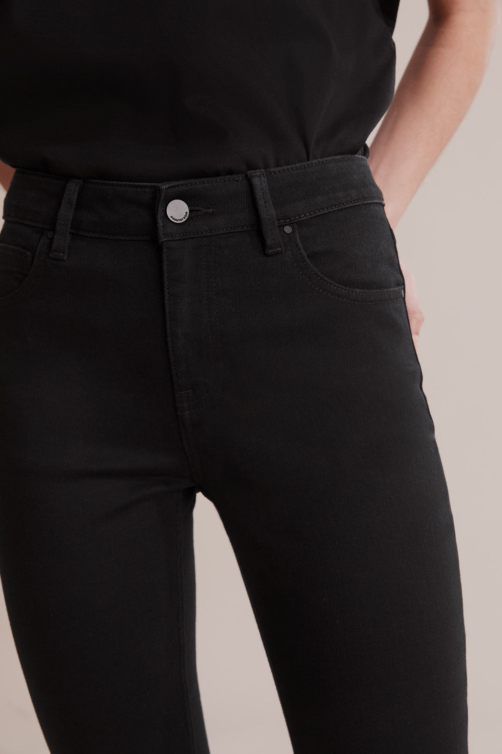 Australian Cotton Mid Rise Skinny Jean