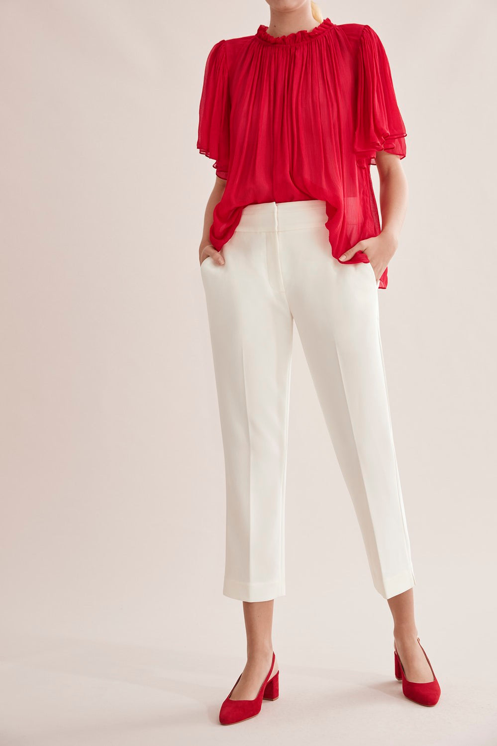 Cropped Cigarette Pant