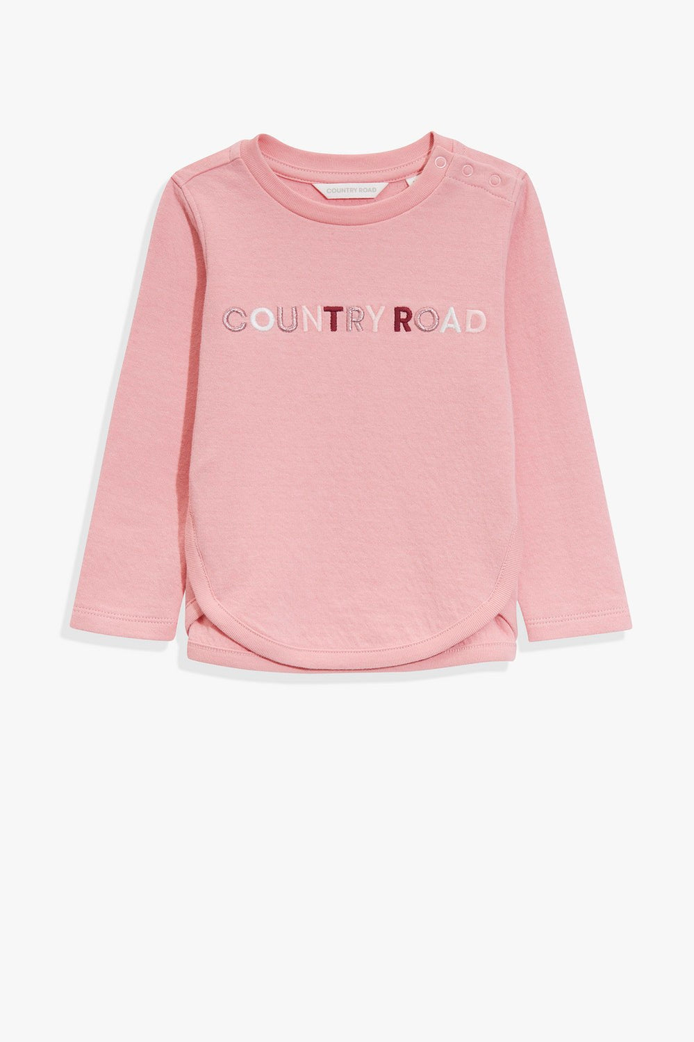 Cotton Double Faced Logo T-Shirt