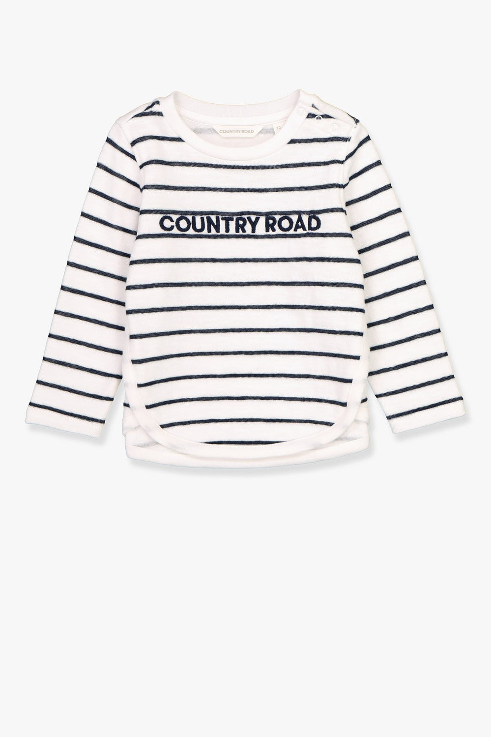 Double Faced Stripe Logo T-Shirt