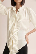Pleat Bib Shirt
