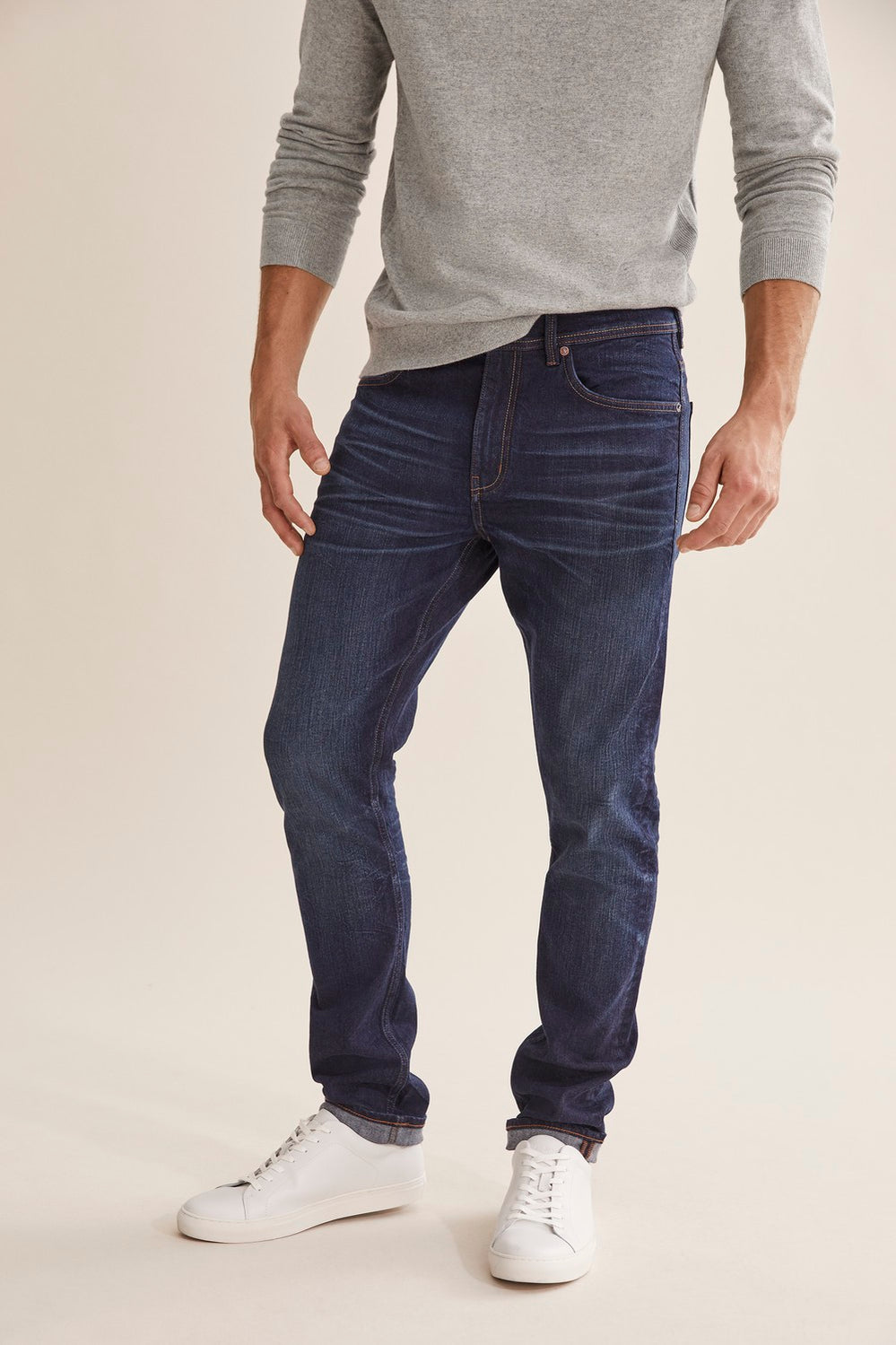 Slim Rich Raw Jean
