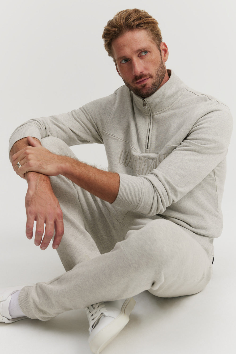 Australian Cotton Half Zip Heritage Sweat